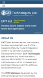 Mobile Screenshot of cattechnologies.com