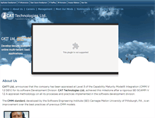Tablet Screenshot of cattechnologies.com